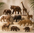 African Wood Carved Art Deco Wall Décor