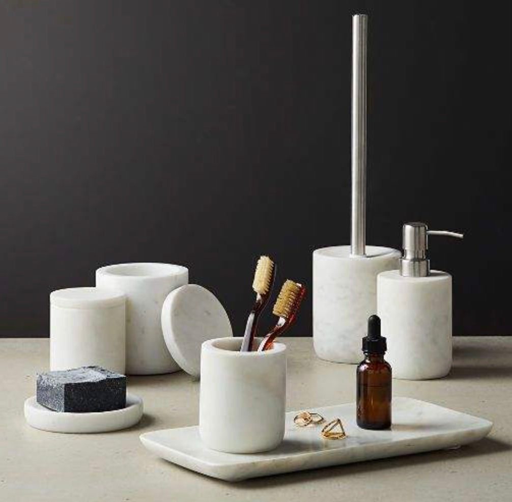 Elegant Polyresin Bathroom Vanity Set