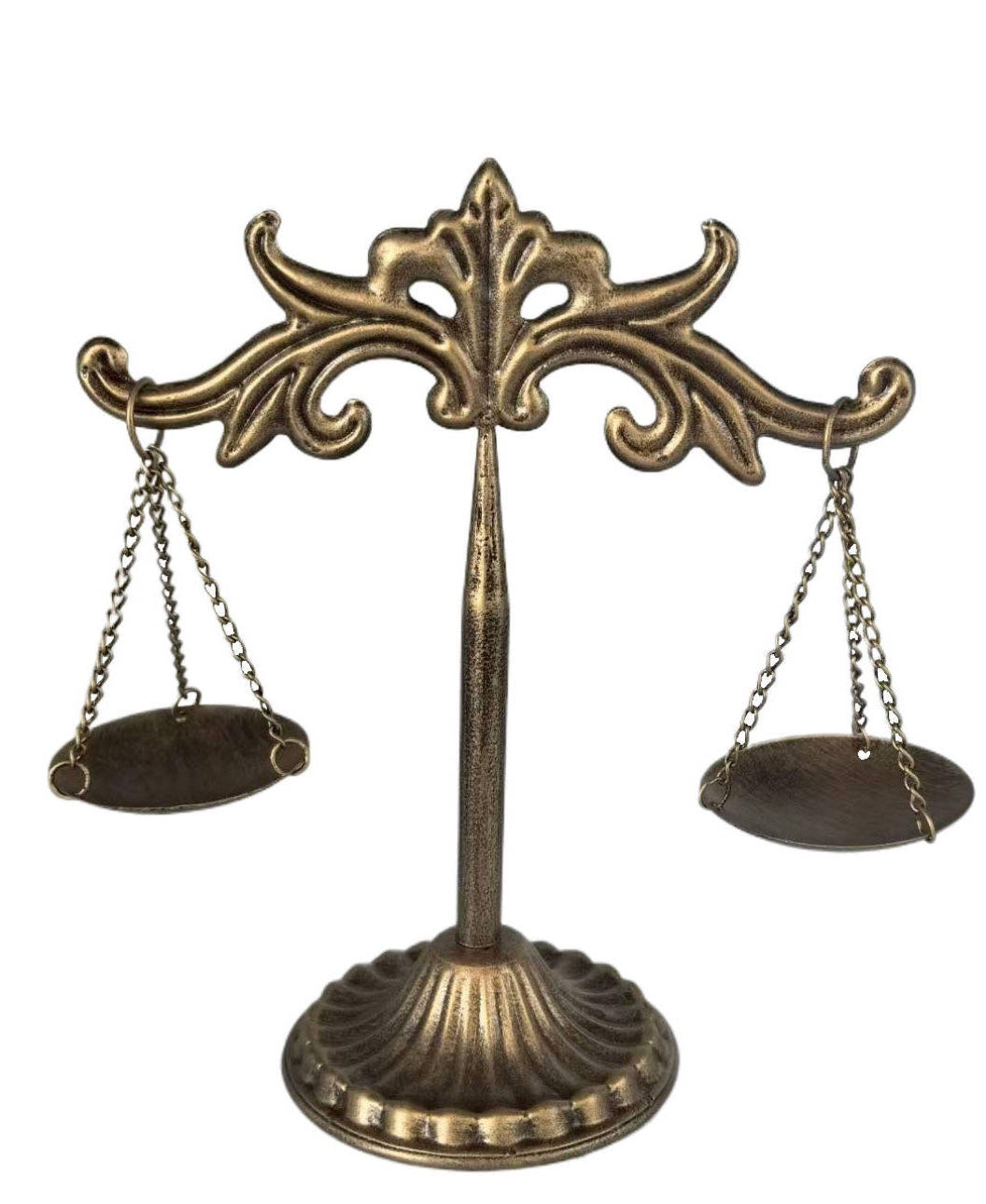 European Retro Wrought Iron Balance Scale Décor